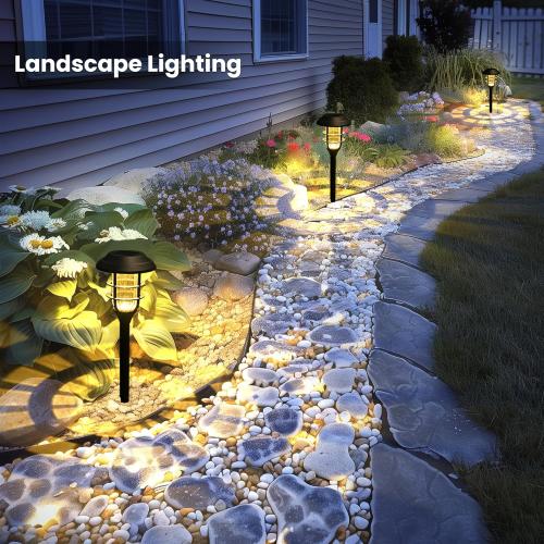 SOLPEX Solar Lights for Outside, Solar Outdoor Pathway Garden Lights Waterproof, Solar Powered Landscape Lighting for Yard, Garden, Pathway, Patio, Porch, Walkway, Driveway, 8 Pack(Warm White)