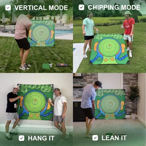 Battle Golf Chipping Game - The Original Portable Golf Game for Chipping Practice for Dads and Junior Golfers - Indoor and Outdoor