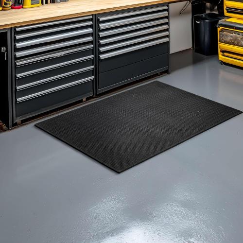Mohawk Home Indoor Outdoor Heavy Duty Rubber Floor Mat 47x36 1/3Thick Door Mat Anti Slip Resturant Kitchen Mat for Garage Garden Indoor Outside Industrial Pool Entrance Bar Wet Area