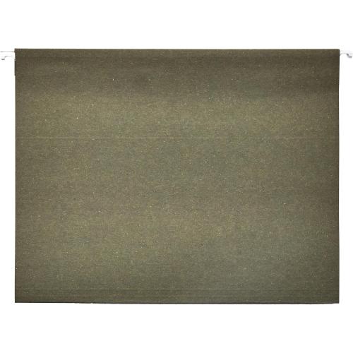 Amazon Basics Hanging Organizer File Folders for Efficient Filing, Sturdy, Adjustable Tabs, Letter Size, Pack of 25, Green