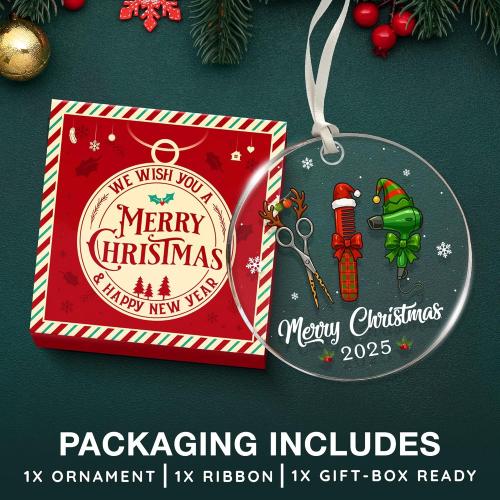 Hairdresser Gifts - Christmas Ornaments for Women Hair Stylist, Best Gift Ideas for Female Hairdressers, Unique and Decorative Hairstylist Gifts, Perfect for Hair Dresser Women