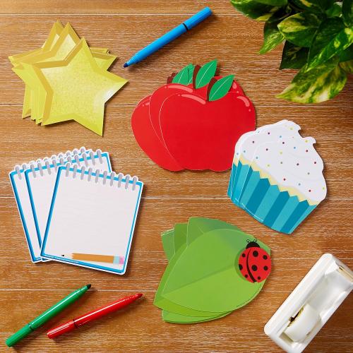 Eureka Apple Paper Cut-Out Classroom Decorations for Teachers, 36 Pieces