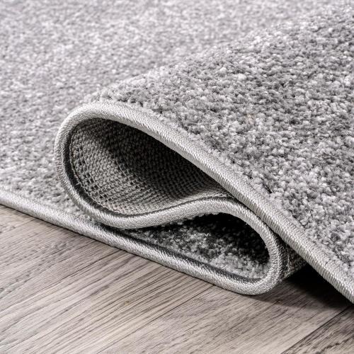 Large grey area rug