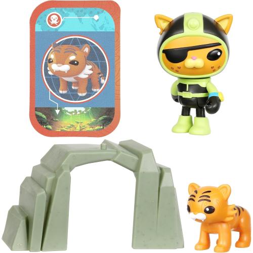 Octonauts 61100 Above & Beyond | Deluxe Toy Figure | Kwazii Adventure Pack | Recreate Missions, Green