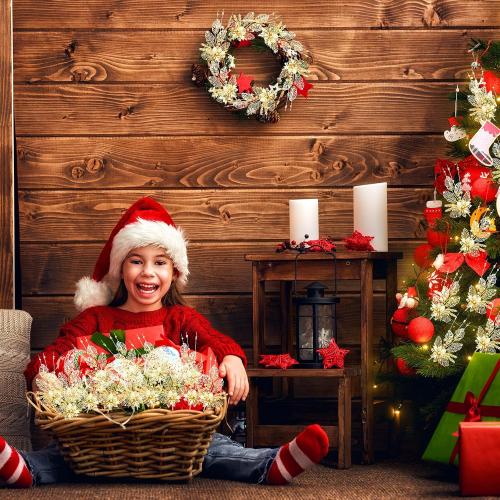 Size 16.5 20 pack Color Rose Gold Tigeen 20 Pcs 16.5 Inch Artificial Glitters Christmas Picks Sprays with Flowers Berry Leaves for Christmas Xmas Tree Ornaments
