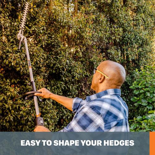WORX WA0220 40V Nitro Driveshare 17 Universal Hedge Trimmer Attachment