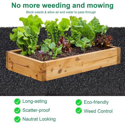 2 Pack Imitation Grass Design Recycled Rubber Mulch,Each Piece 8' x 2'，Rubber Mulch for Landscaping，Walkway pavers，Black Mulch for Landscaping