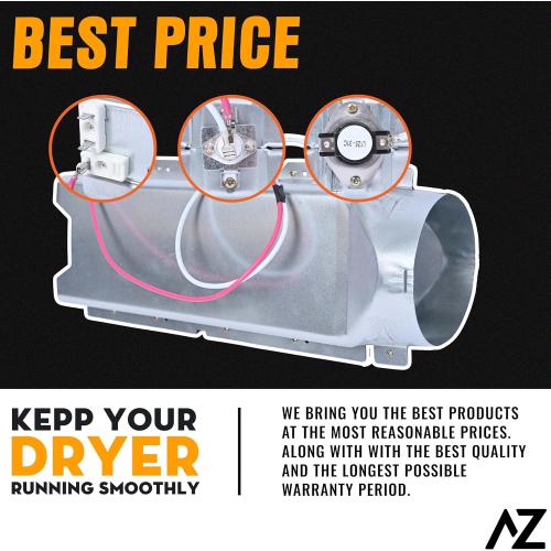 Dryer Heating Element Assembly Replaces For LG DLEX2650R DLEX7177WM DLEX9000V DLEX8100V DLEX3370V DLEX3370W DLEX7700VE DLE2050W DLEX5000V DLEX8000V DLEX3250W DLEX3875V DLEX3875W DLEX3885C DLEX3885W