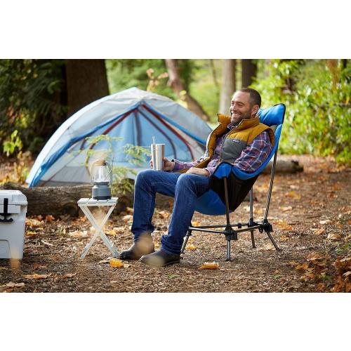 Cascade Mountain Tech Hammock Camp Chair with Adjustable Height - Ultralight for Backpacking, Camping, Sporting Events, Beach, and Picnics with Carry Bag