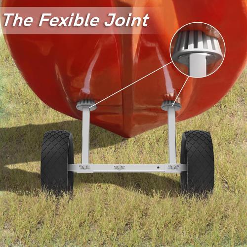 GanFindX Detachable Height-Enhancing Kayak Cart| Puncture-Resistant Tires | 250 Lb Weight Rating
