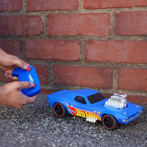 Hot Wheels 1:16 Scale RC Rodger Dodger Toy Car, Special 50th Anniversary Edition Remote Control Vehicle