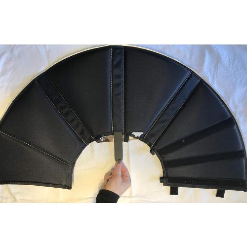 All Four Paws Comfy Cone Pet Cone for Dogs, Cats, XX-Large, Black - Comfortable Soft Dog Cone Collar Alternative for After Surgery, Wound Care, Spay, Neuter - Dog and Cat Recovery Elizabethan-Collar
