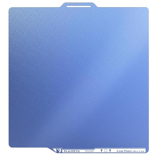 YOOPAI Cold Build Plate for Bambu Lab X2D/P2S/A1/X1C/P1P/P1S/X1E, Blue | 257x257mm, Double-Sided Room-Temperature Printing, UltraTack Coating High Adhesion Low-Temperature Printing