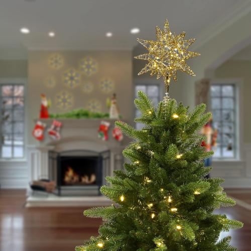 14.5 Falling Star Tree Topper with 30 Dual Color(R) LED Lights