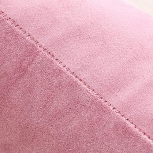 Decorative Throw Pillow Covers Velvet Soft for Couch Sofa Bedroom Living Room Outdoor Pack of 2 50x50 Inch Pink