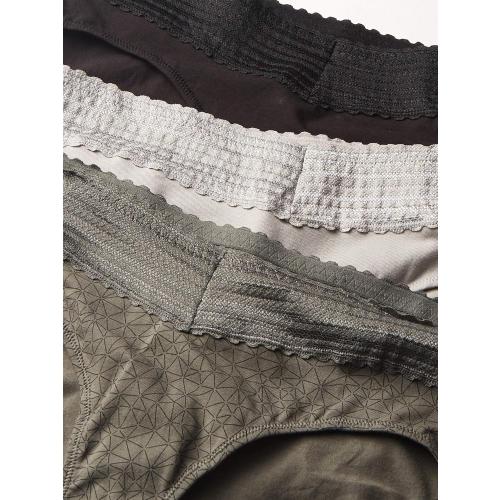 Warner's womens Blissful Benefits No Muffin 3 Pack Hipster Panties