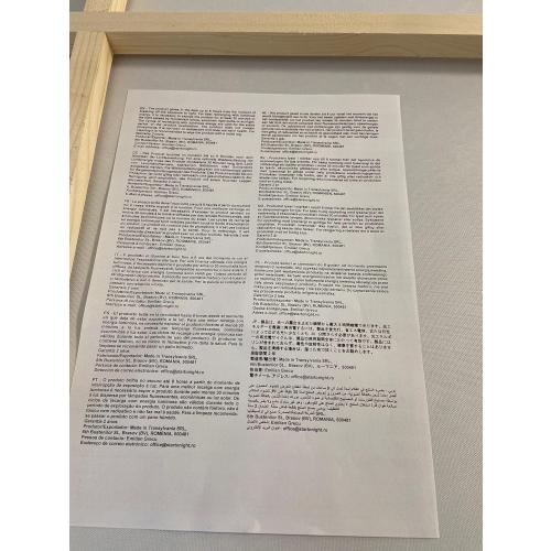 Startonight Canvas Wall Art Abstract - Fairy Tree Rainbow Colored Painting - Stretched Print, Modern for Bedroom or Living Room, Ready to Hang Home Decor Unique Luminous Artwork 24 x 36