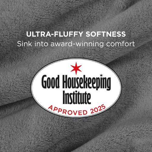 Bedsure Fleece Throw Blanket for Couch Grey - Lightweight Plush Fuzzy Cozy Soft Blankets and Throws for Sofa, 50x60 inches