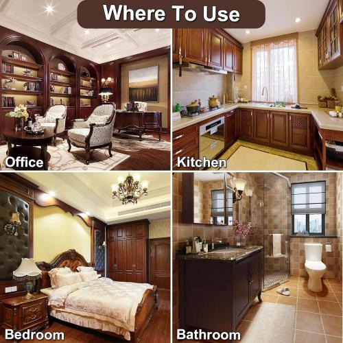 Wood Furniture Repair Kit, 12 Colors Wood Repair Kit, Wood Touch up Fillers, Repair Scratch, Cracks, Discoloration for Wooden Cabinet, Floor, Door, Table Surfaces Wood Filler Paint