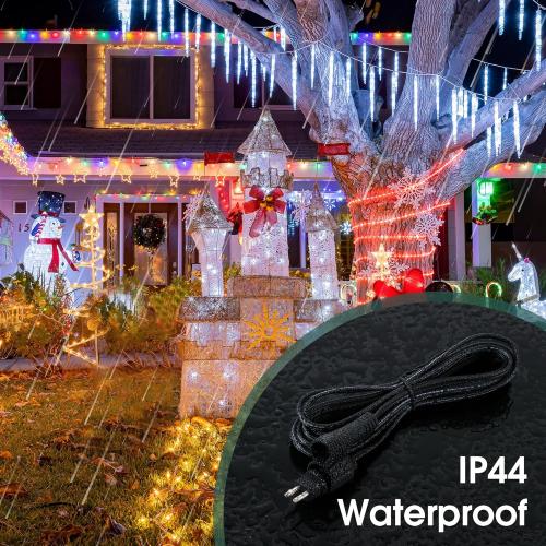 Meonum 3 Meters 2 Pin Extension Cable with Male and Female Connector, Compatible with TING SHEN Class 2 Power Supply, UL Certification 22AWG Waterproof Class 2 Power Unit Cord(Black,1 Pack)