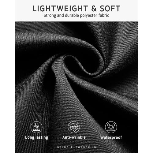 Syntus 3 Pack Server Aprons with 3 Pockets, Waterdrop Resistant Waitress Waiter Waist Apron, 11.5-inch Black