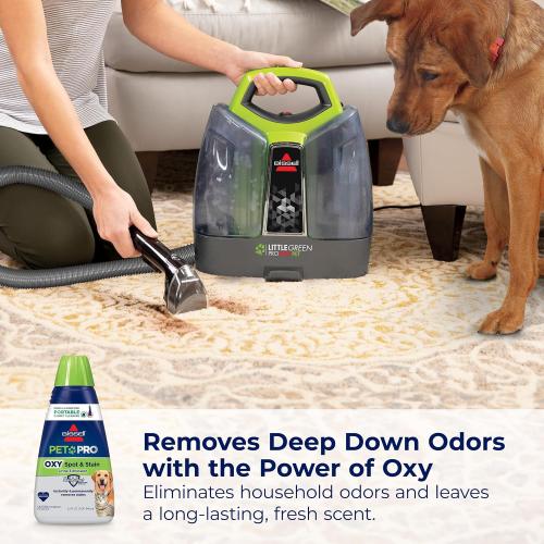 BISSELL PET PRO OXY Spot & Stain Formula for Portable Carpet Cleaners, 32 oz., 2034