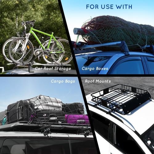 ROOF CARGO BAG PROTECTIVE MAT for Car Roof Storage Bags with EXTRA PADDING and GRIP Place the car roof mat under any rooftop cargo bag TOP UNIVERSAL ROOF RACK PAD for PROTECTION from Car Roof Racks