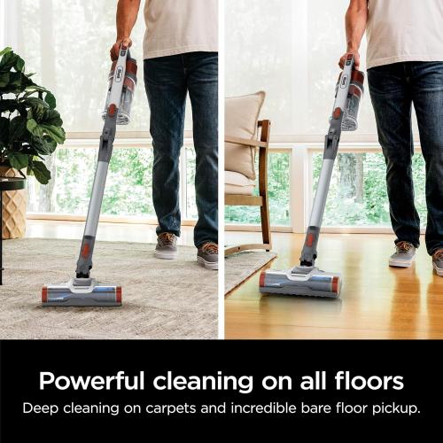 Shark Pet Pro Cordless Stick Vacuum with MultiFLEX, HEPA Filter, Lightweight, Powerful Suction, 40min Runtime, Removable Hand Vacuum, Includes Crevice Tool & Dusting Brush, UZ351H