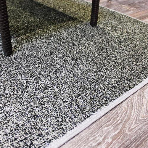 Size 2' x 5'  Color Black KOECKRITZ Washable Artificial Grass Rug Runners: 2', 3', 4', 6' Widths & up to 100' Lengths - Ideal Economy Turf for Outdoor, Hallways, Kitchens |Ultra-Thin Carpet | Black/Taupe