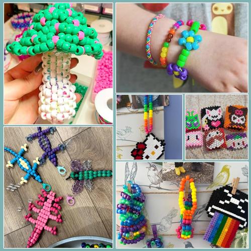 Pony Beads for Bracelets 3600 Pcs Plastic Beads for Friendship Bracelets Necklace 6x9mm 18 Solid Colors