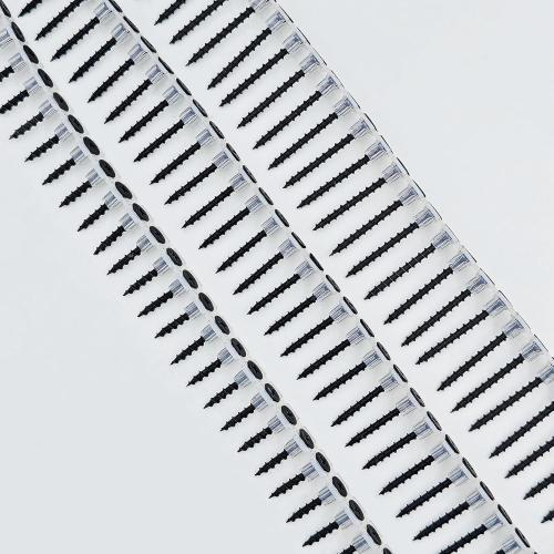 Plastic Chain Belt Drywall Screws 1000pcs #6 * 1 Drywall to Wood Collated Screw