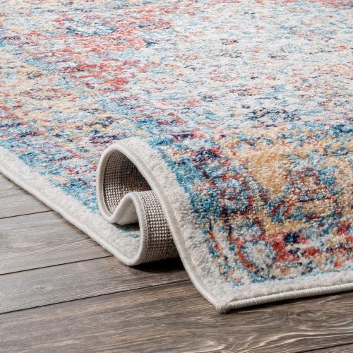 nuLOOM Paisley Vintage Persian Area Rug, 4' x 6', Verona Gold