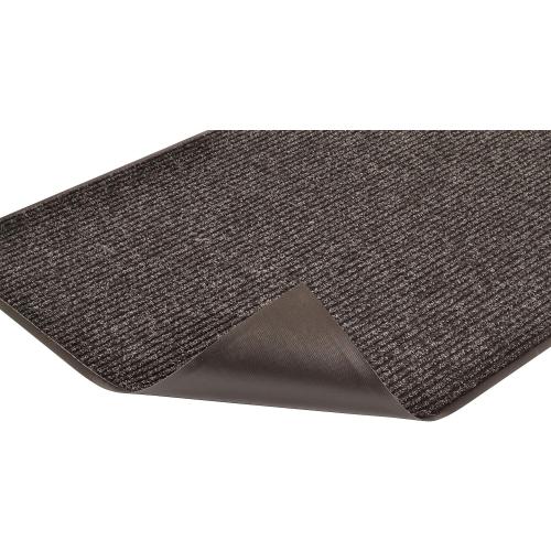 Notrax 109 Brush Step Carpeted Indoor/Outdoor Entrance Mat for Home or Office, 3' X 5', Absorbent Slip Resistant Heavy Duty Entry Mat, Charcoal, 109S0035CH