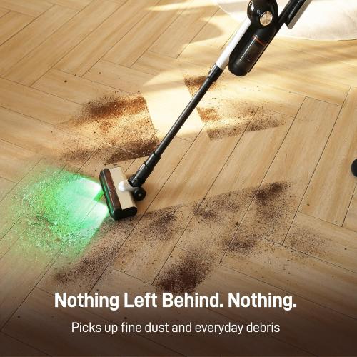 CoreJet 5 Self-Emptying Stick Vacuum, Cordless Vacuum Cleaner with All-in-One Charging Dock, 450W Motor, Dust Detection Light, HEPA Filtration for Hard Floors, Rugs & Everyday Cleaning