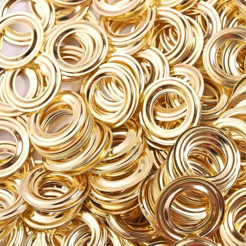 KING PIECES 1000pcs Gold Grommets 1/4 Inch (6mm) Washers and Grommets Kit