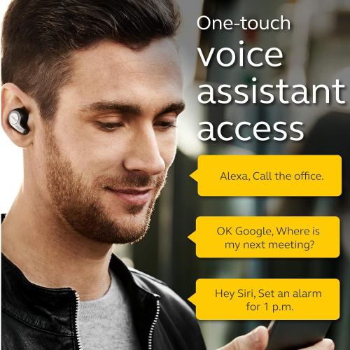 Jabra Elite 65t Alexa Enabled True Wireless Earbuds Charging Case – Titanium Black