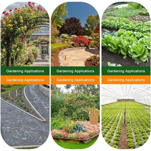 Garden Weed Barrier Landscape Fabric 6x250, 90GSM, black