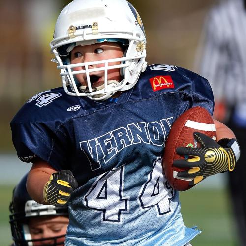 HANDLANDY Youth Football Gloves, Kids Sticky Receiver Gloves,Super Grip Football Glove Best Gift for Boys,Girls