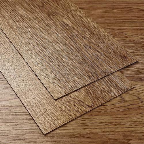 Stickyart Honey Oak Wood Vinyl Flooring Peel and Stick Floor Tiles 36x6 18 PCS Waterproof Waterproof Tile Sticker Vinyl Flooring Self Adhesive Wood Plank Floor Tile for Kitchen Bedroom Living Room