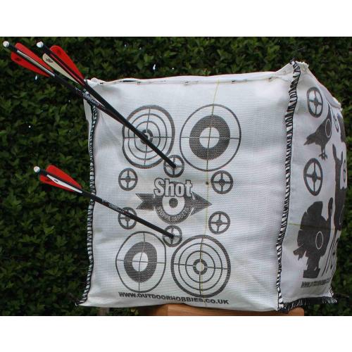 Archery Target Cube Fill Yourself Crossbow Target Will Stop Arrows & Crossbow Bolts at 10ft 2 Finger Removal
