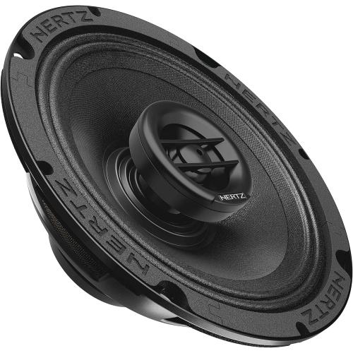 Black Pair of HERTZ SPL Show Series SX-165-NEO 6.5 Two-Way SPL Coaxial Speakers with Neo Magnets and UV/Waterproofing