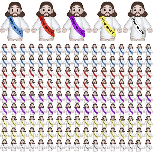 Bundle Little Jesus Figures, Mini Jesus Figurines Tiny Statues
