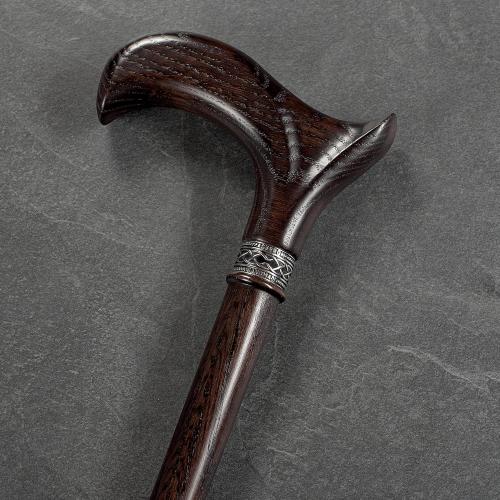 Asterom Handcrafted Walking Cane - Ergonomic, Derby, Wooden Canes for Men, Fashionable Walking Sticks for Seniors