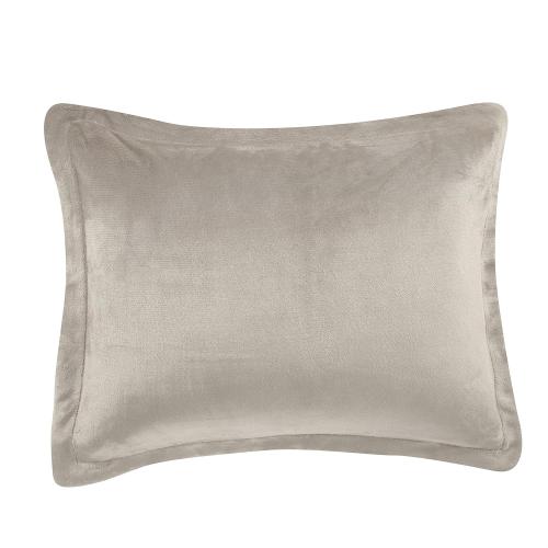 Amazon Basics Lightweight Microfiber Comforter Set 3 Pieces Duvet Cover Set With Zipper Closure, Queen, Taupe, Solid