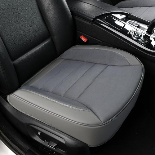 KAYI Car Seat Cover, Memory Foam Car Seat Cushion, Non-Slip Bottom Breathable Car Seat Cover, Relieve Tailbone Pain, Car Seat Protector, Suitable for 95% of Vehicles (Grey)