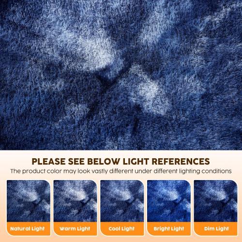 COLOR BROWN ❗❗Faux Fur Heated Throw BlanketElectric - Soft Thick Flannel Heating Blanket with 5 Heat Levels & Auto-Off 3 Hrs, Heavy Fluffy Warm Bed Blankets for Winter, 50''x60'',