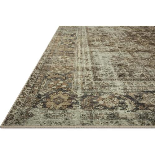 Loloi Magnolia Home by Joanna Gaines Sinclair Collection SIN-01 Pebble/Taupe 2'-3 x 7'-6, .25 Pile Height, Machine Washable, Runner Rug