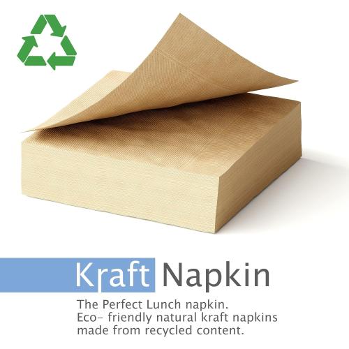 1000 pack Paper Cocktail Napkins, Beverage Napkin 5x5, Bar Napkins, Compostable Natural Kraft Brown Napkins, Unbleached, for Party Picnic Kitchen