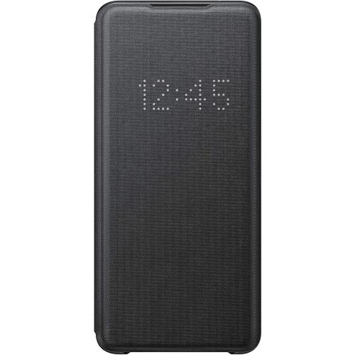 Samsung Galaxy S20 Ultra Case, LED Wallet Cover - Black (US Version)