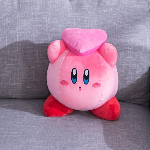 Club Mocchi Mocchi- Kirby Plush - Kirby and Friend Heart Plushie - Squishy Toys - Collectible Cute Stuffed Animals - Gaming Gifts and Game Room Decor - Video Game Collectibles - 15 Inch